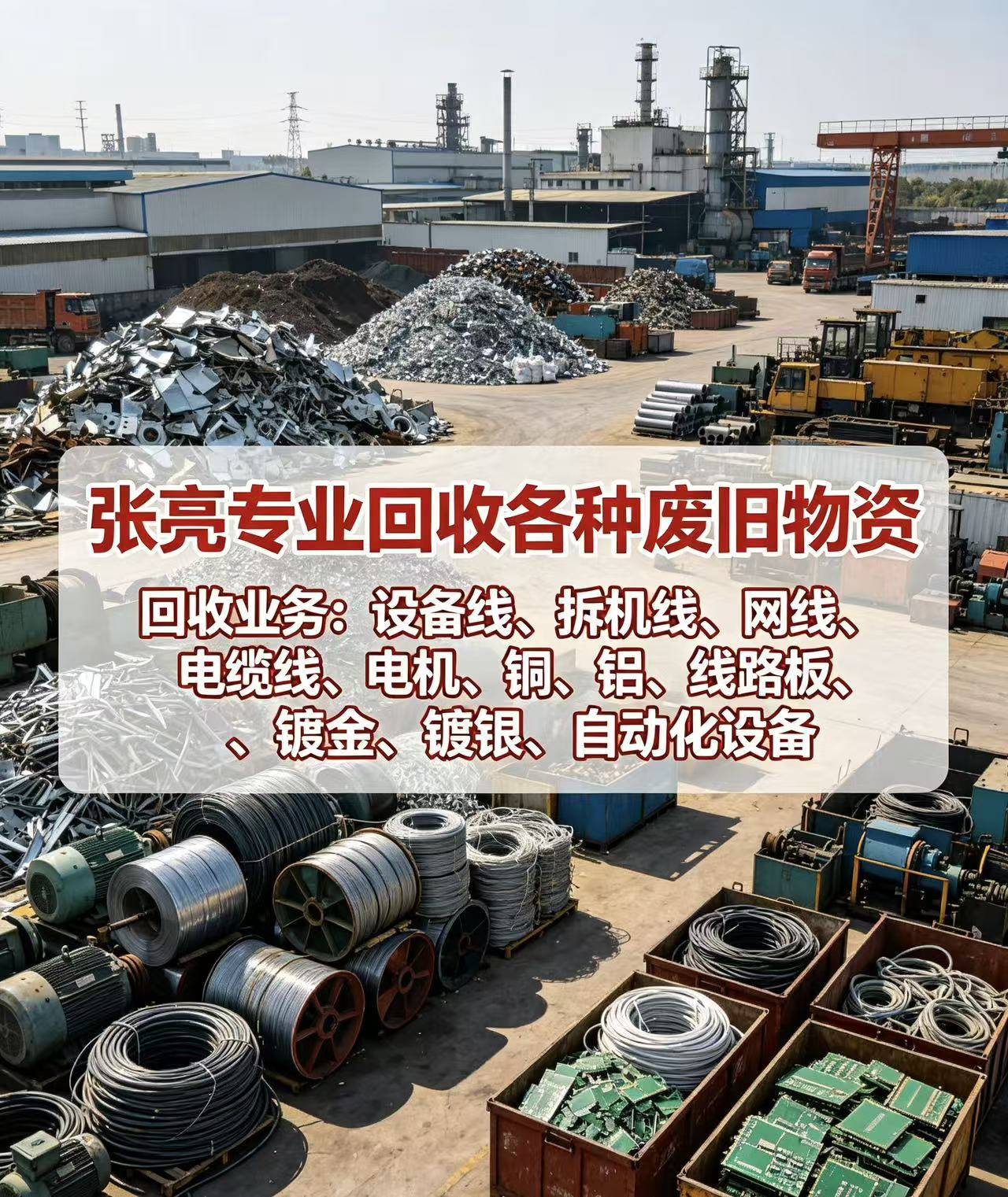 苏州张亮专业回收各种废旧物资现场图片