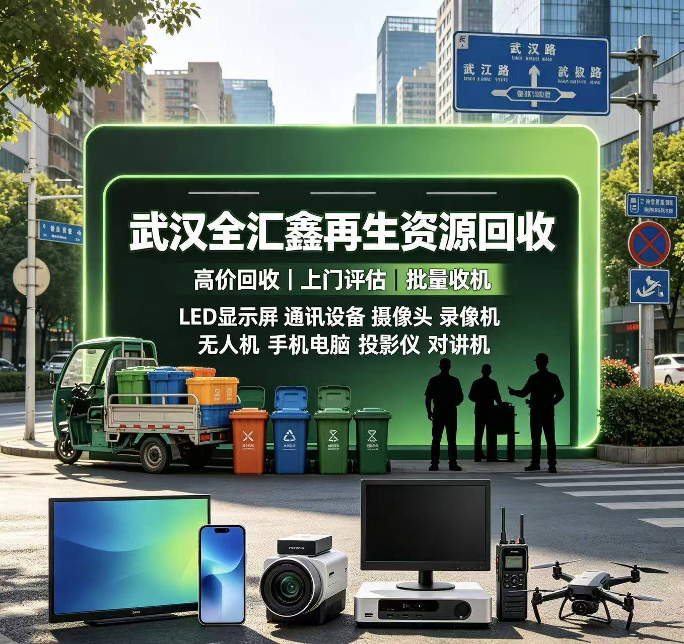 武汉全汇鑫再生资源回收场地实拍
