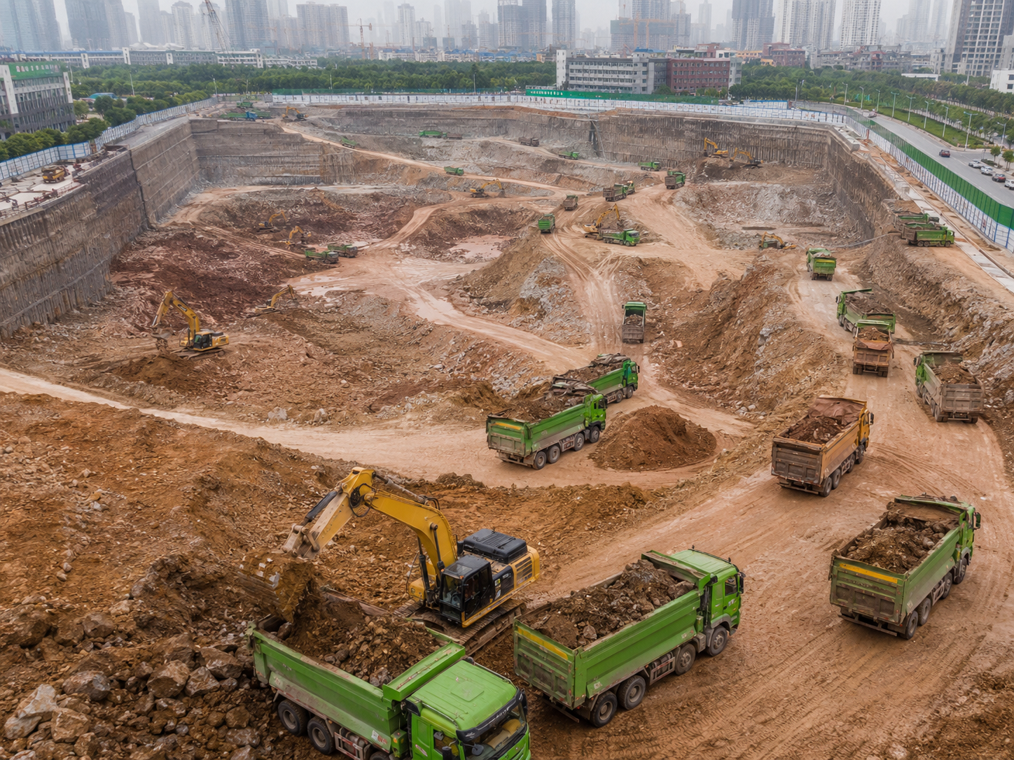 广西马路牙拆除