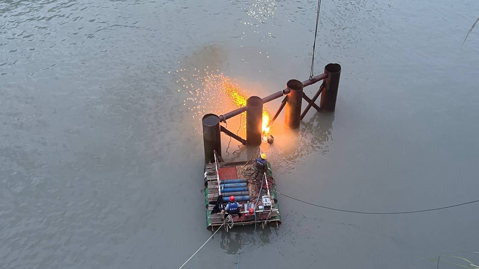 重庆奥海水下作业有限公司施工现场