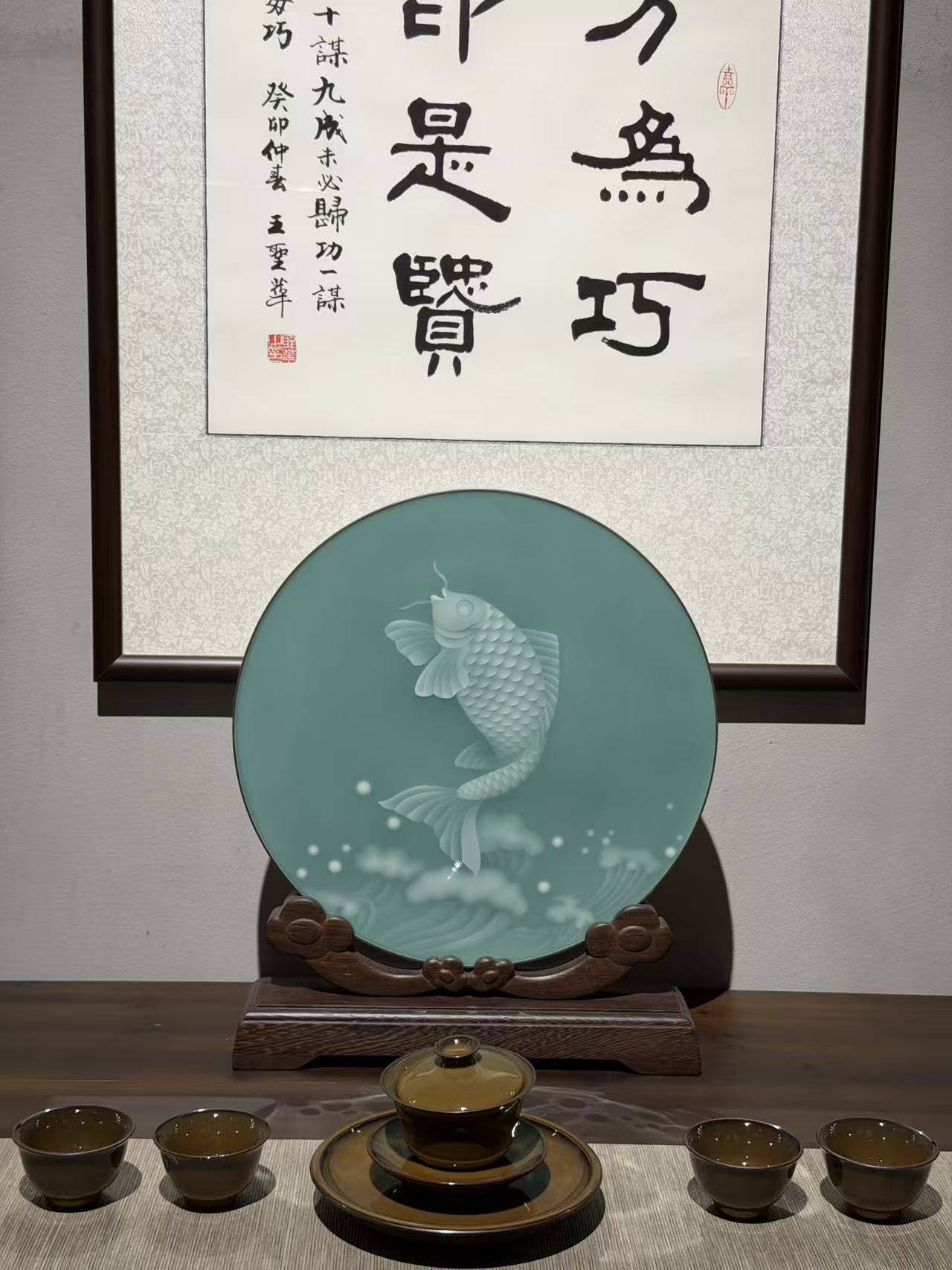 别墅厅堂瓷器