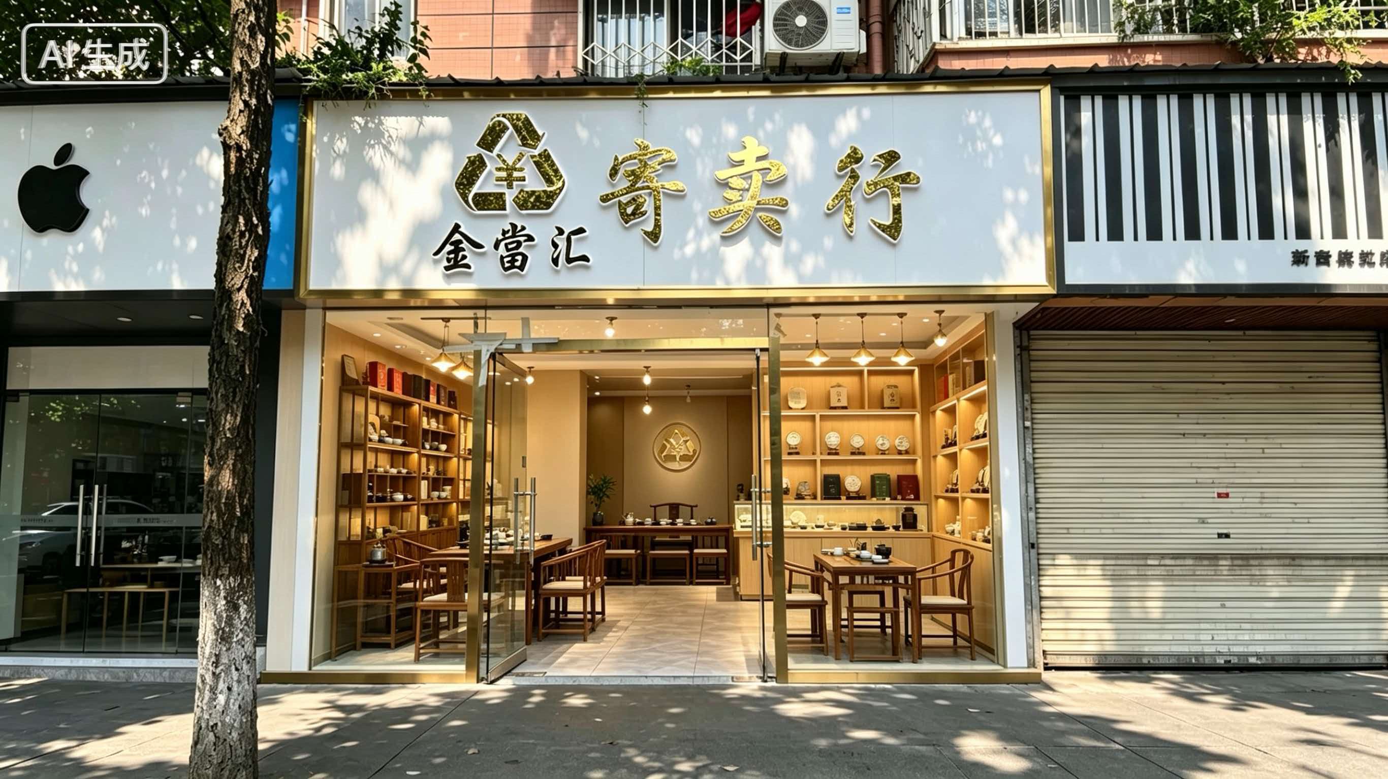 成都金当汇寄卖行实体门店