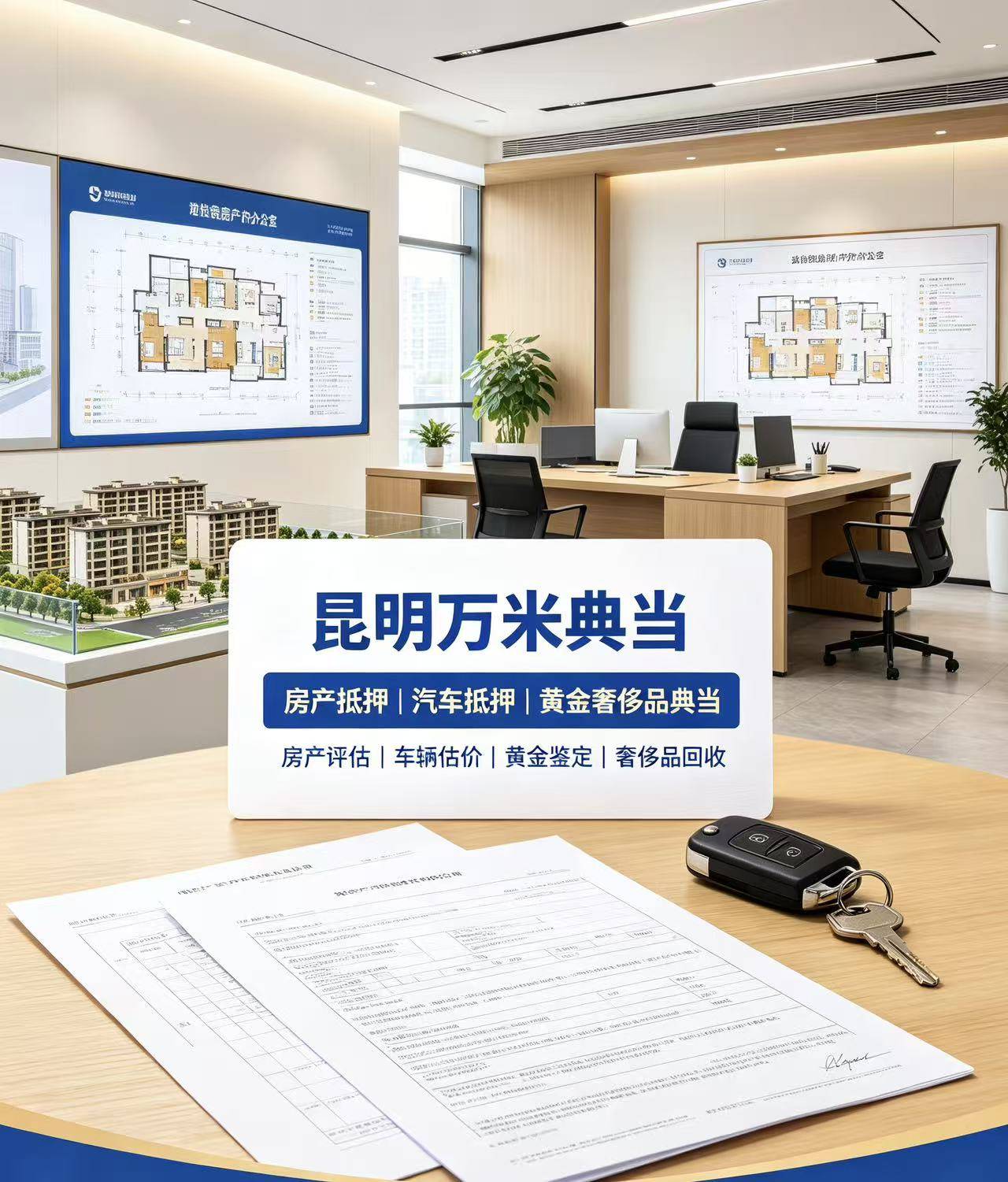 昆明万米典当实体门店
