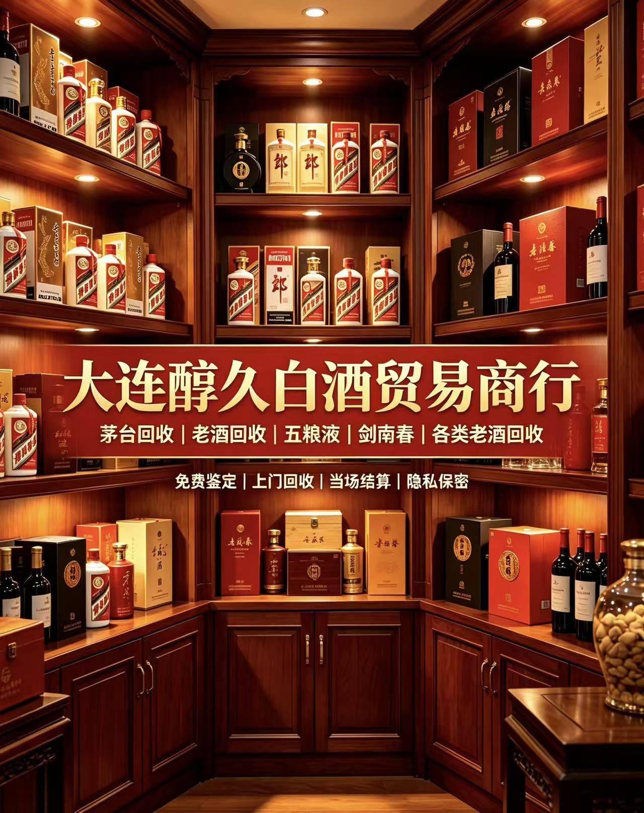 大连醇久白酒贸易商行门店