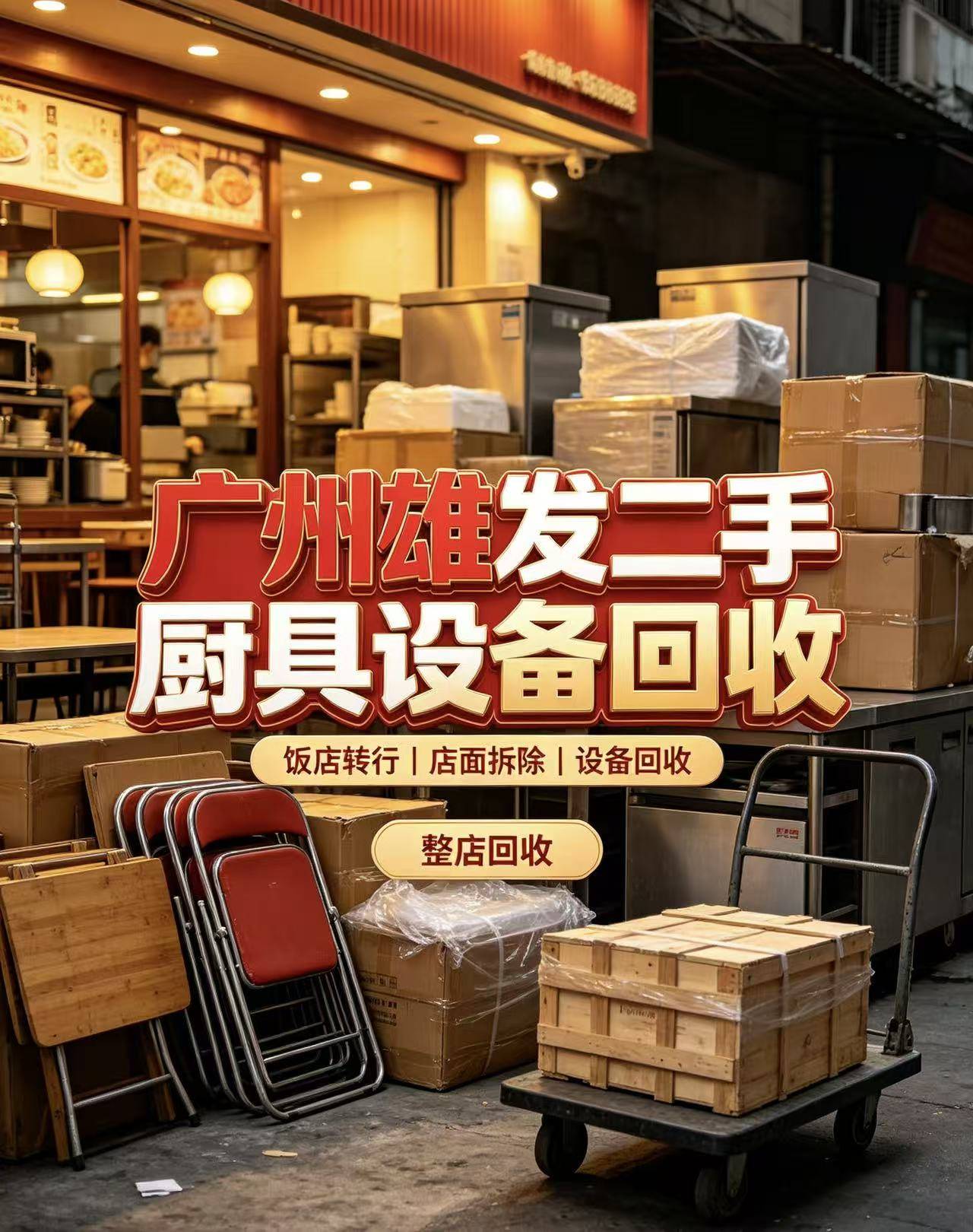 福建酒店厨房设备回收