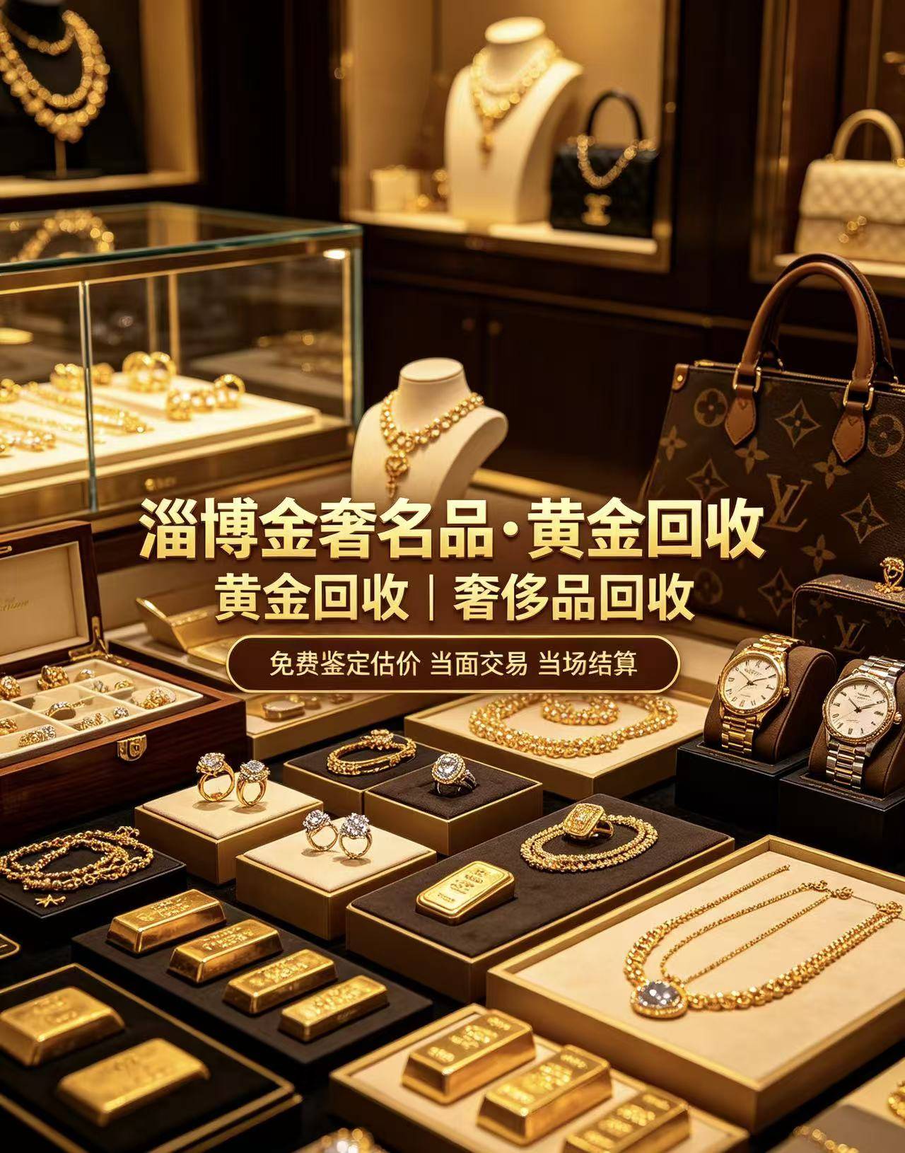 淄博金奢名品·黄金回收门店实景