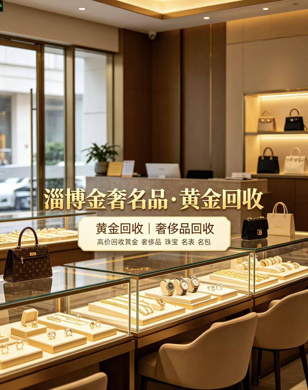 淄博金奢名品·黄金回收实体门店