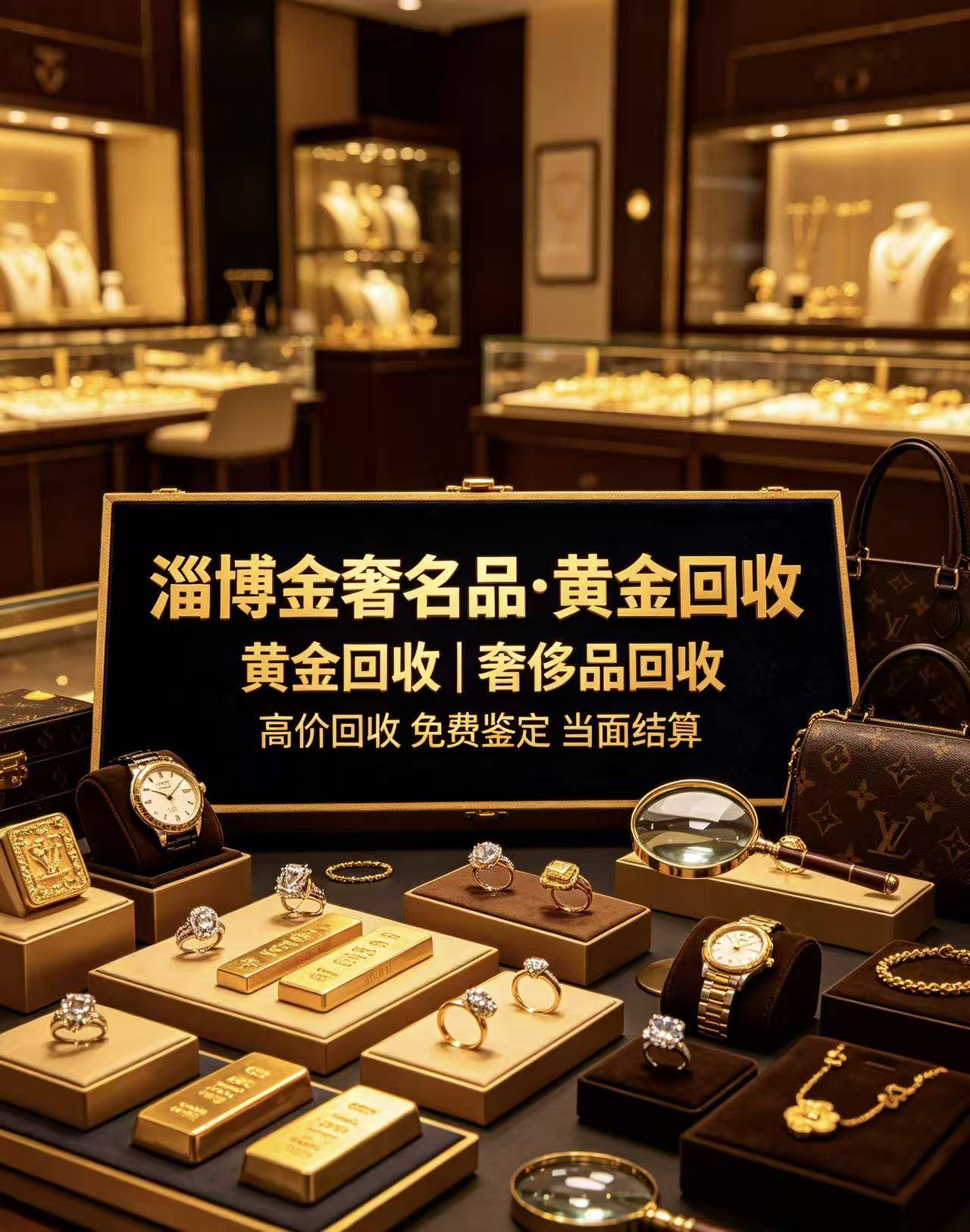 淄博金奢名品·黄金回收
