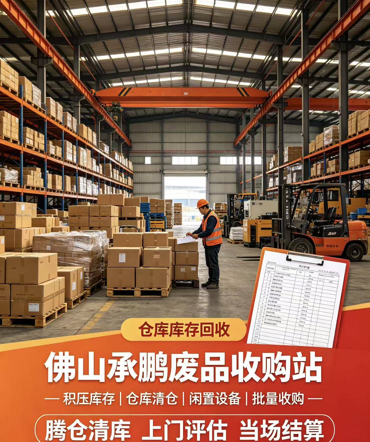 甘肃仓库库存回收案例