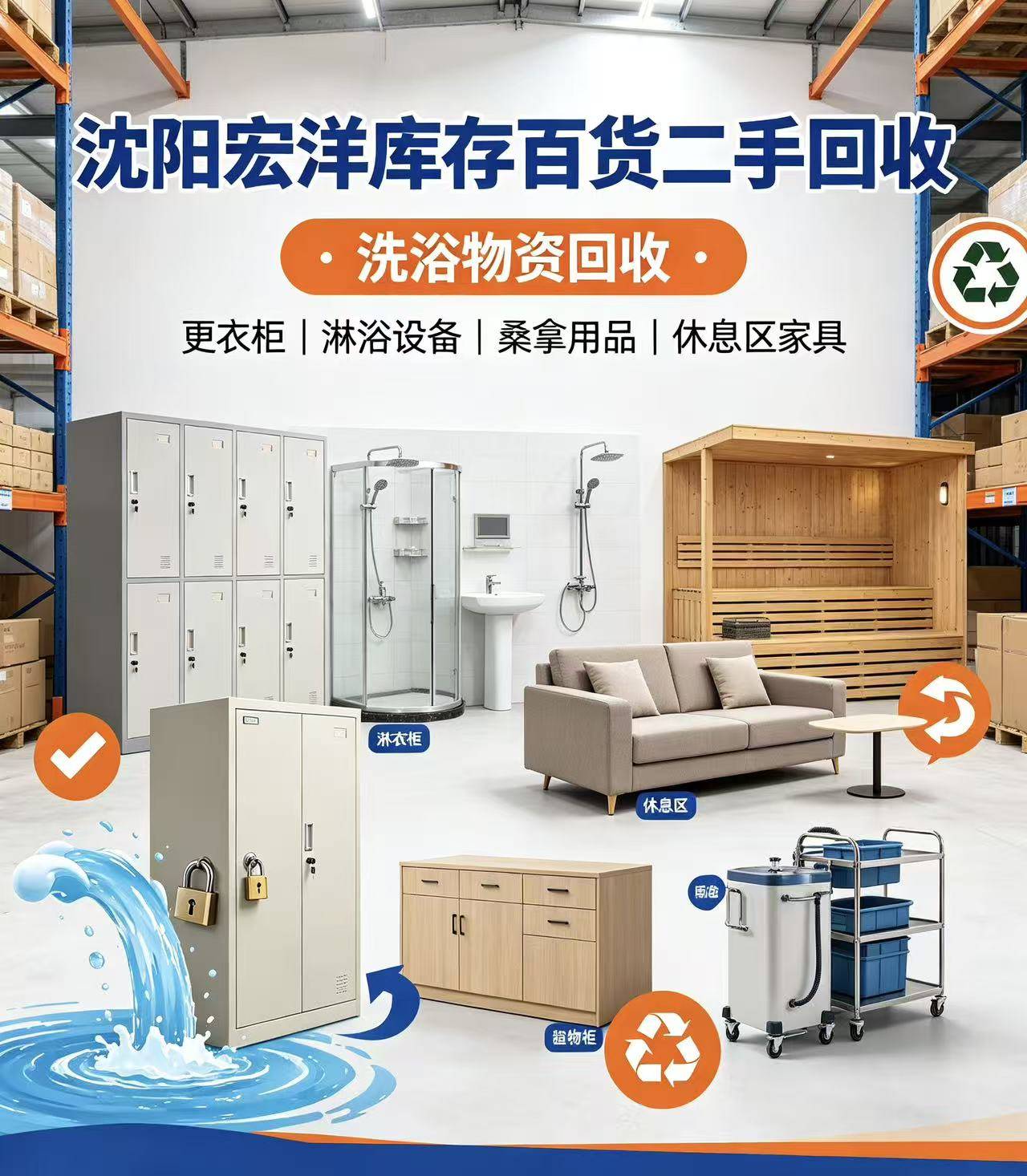 沈阳宏洋库存百货二手回收