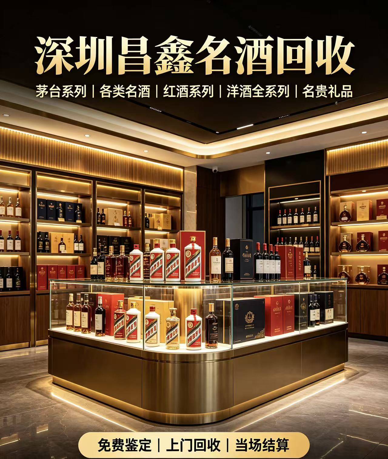 深圳昌鑫名酒回收实体门店