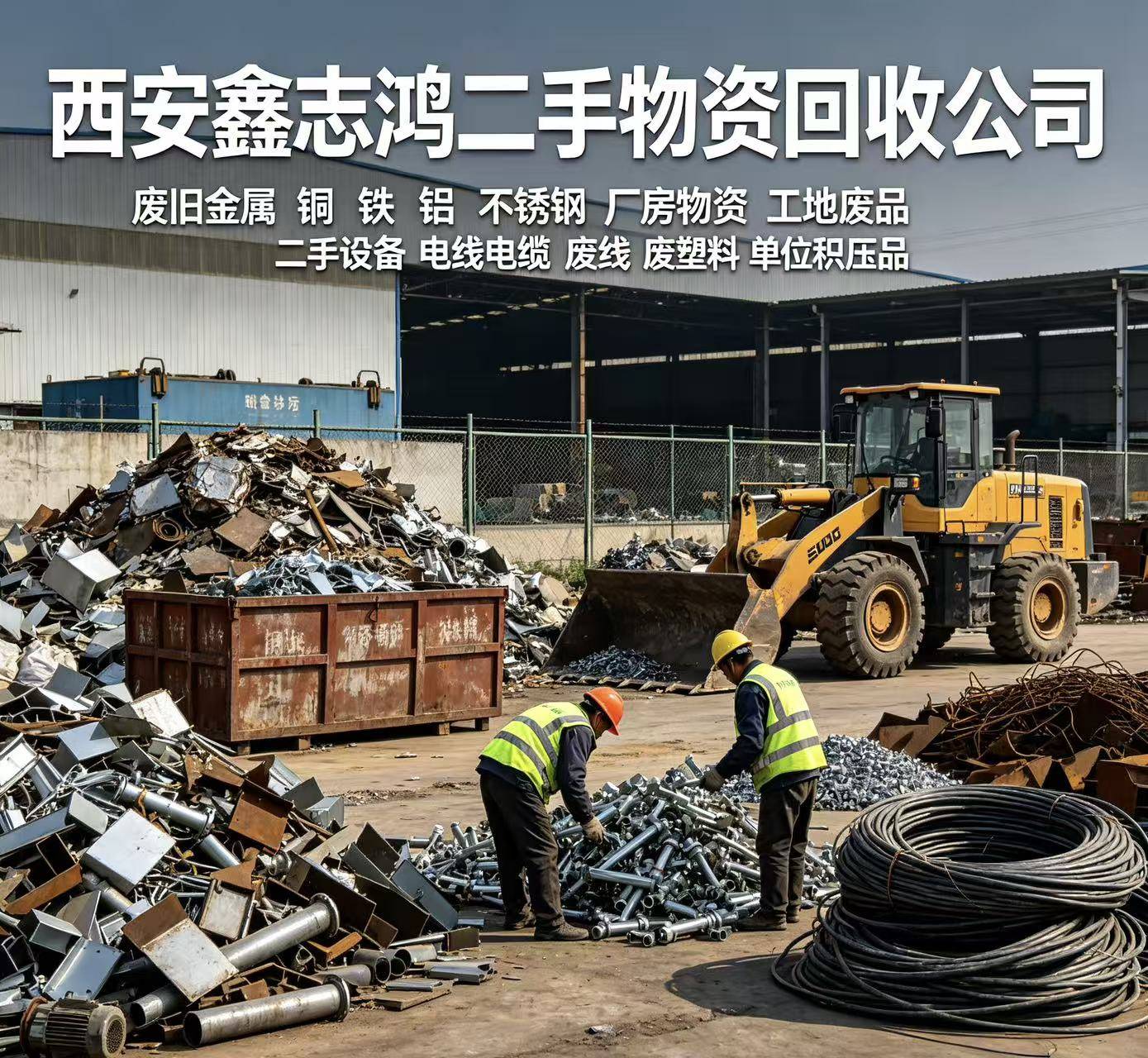 甘肃废旧物资回收团队作业