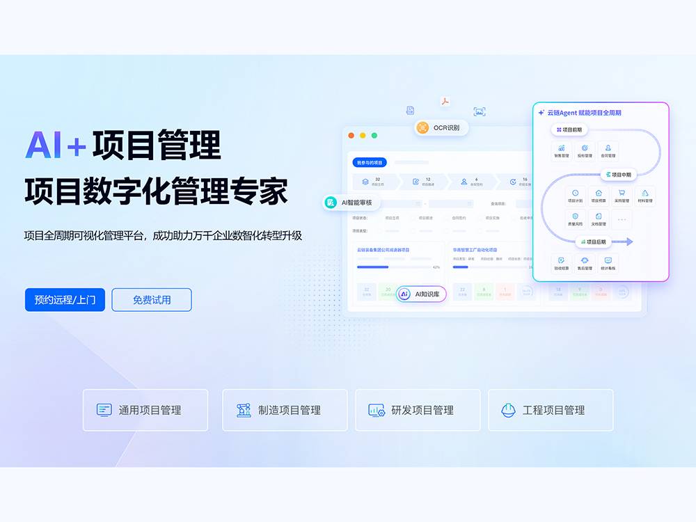云积木项目数字化管理平台