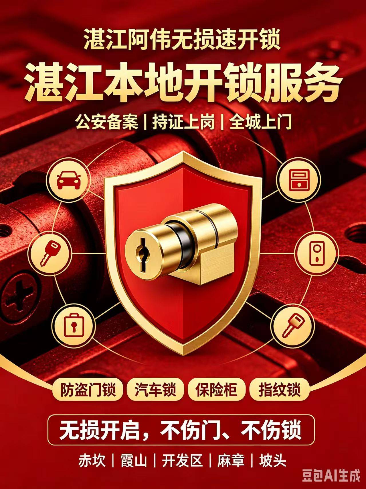 重庆家用指纹锁上门安装