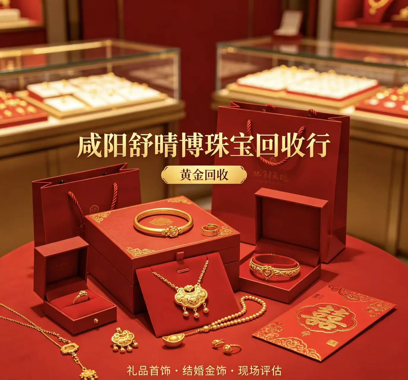 延安黄金回收门店实拍