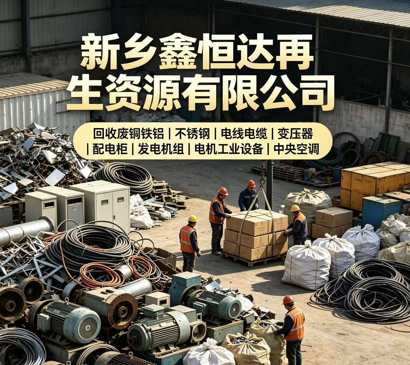 红旗废旧物资回收现场