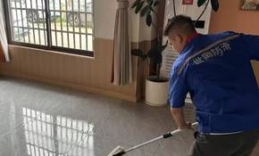 地面防滑施工现场实拍