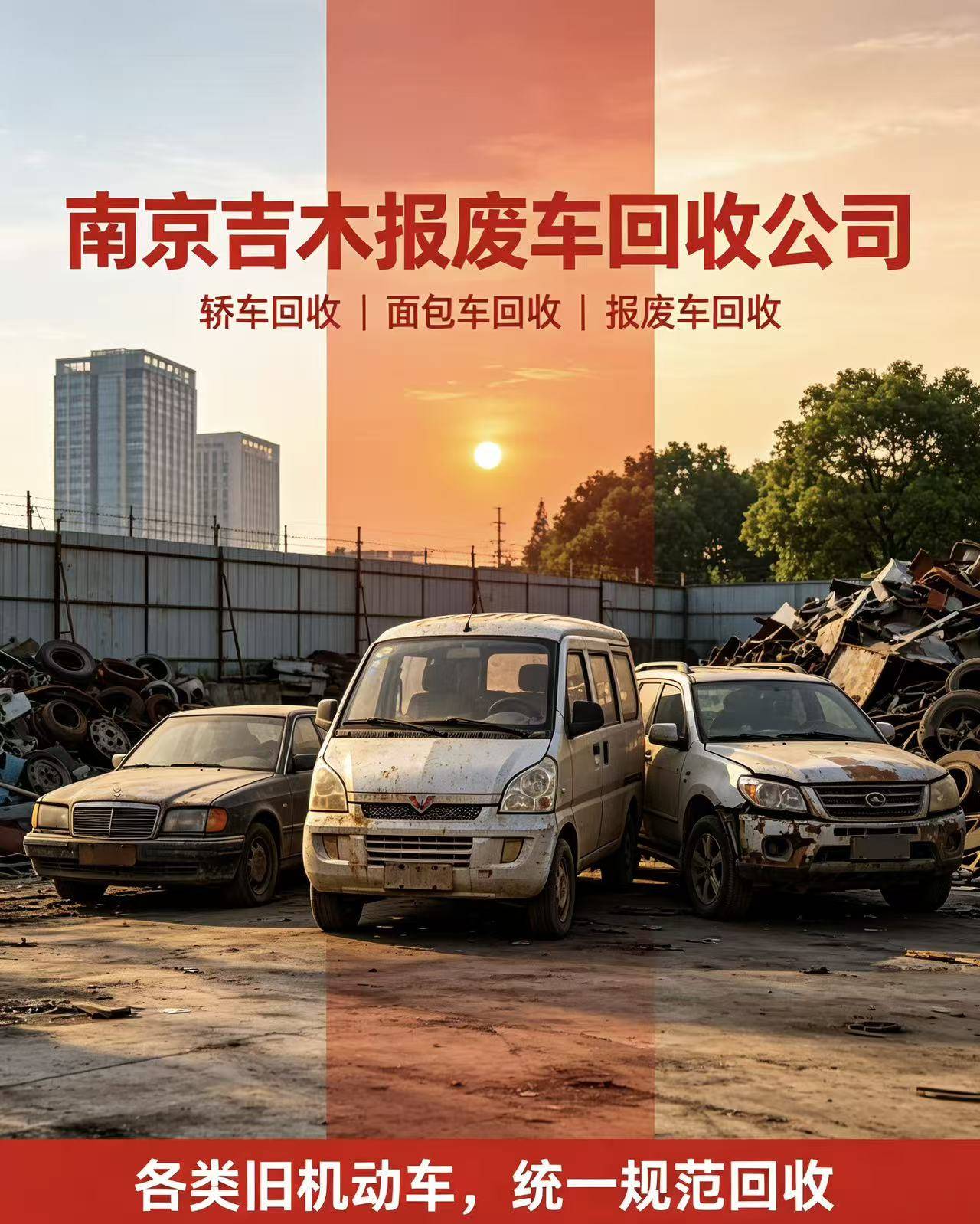 玄武报废车回收现场