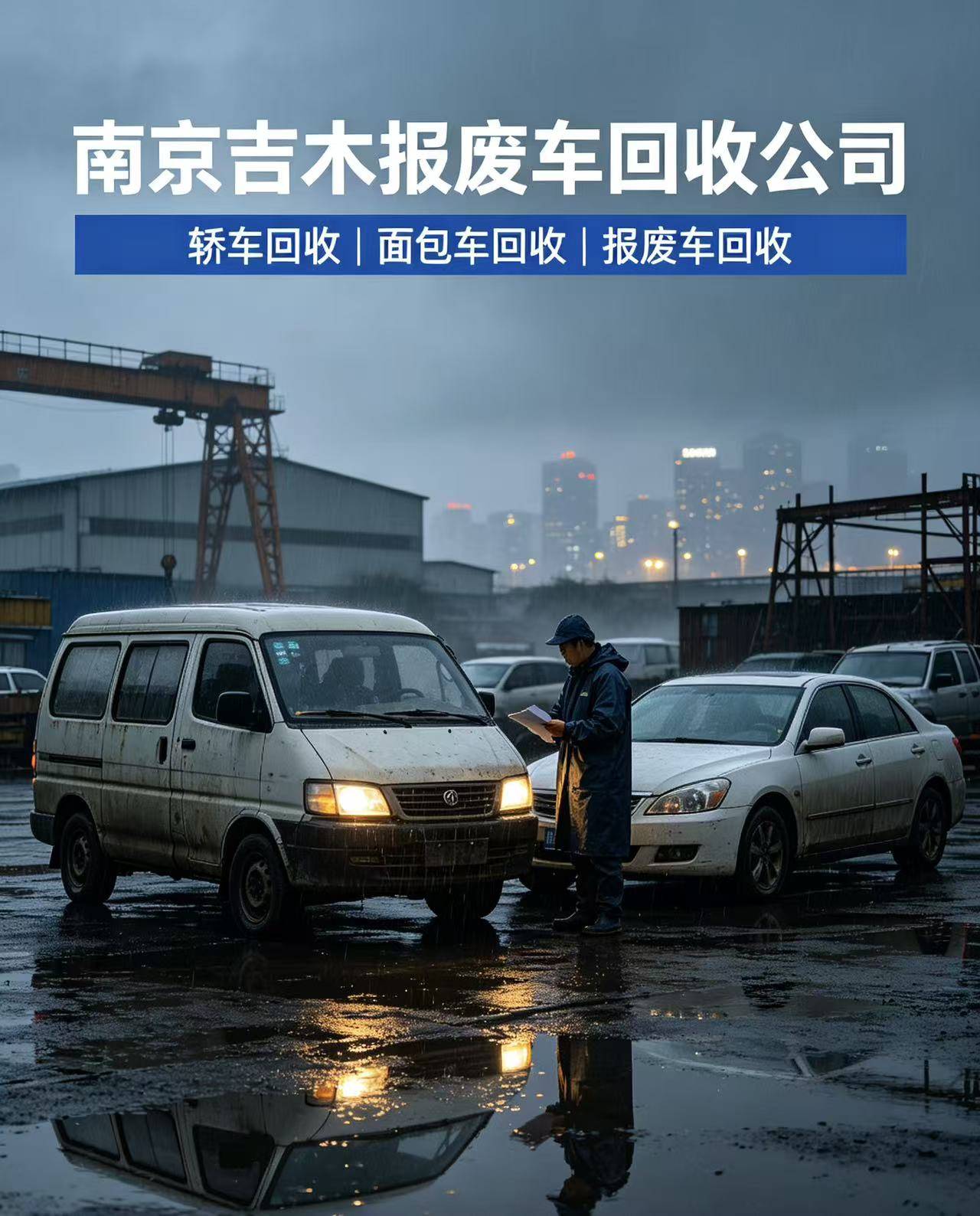 玄武报废车回收现场