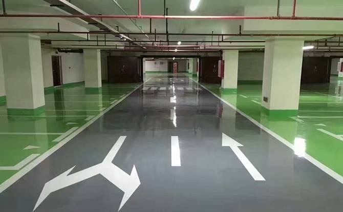 商业综合体地下停车场密封固化地坪