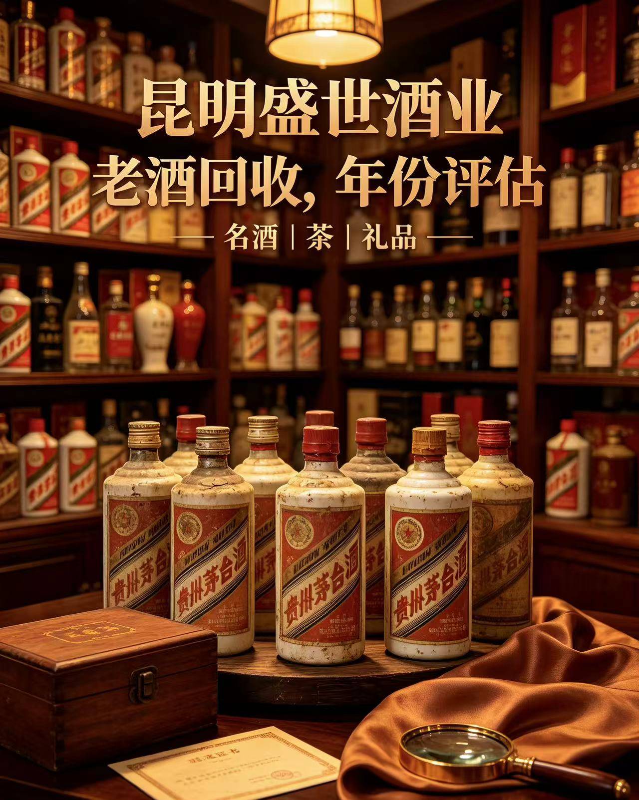 五华年份老酒回收案例