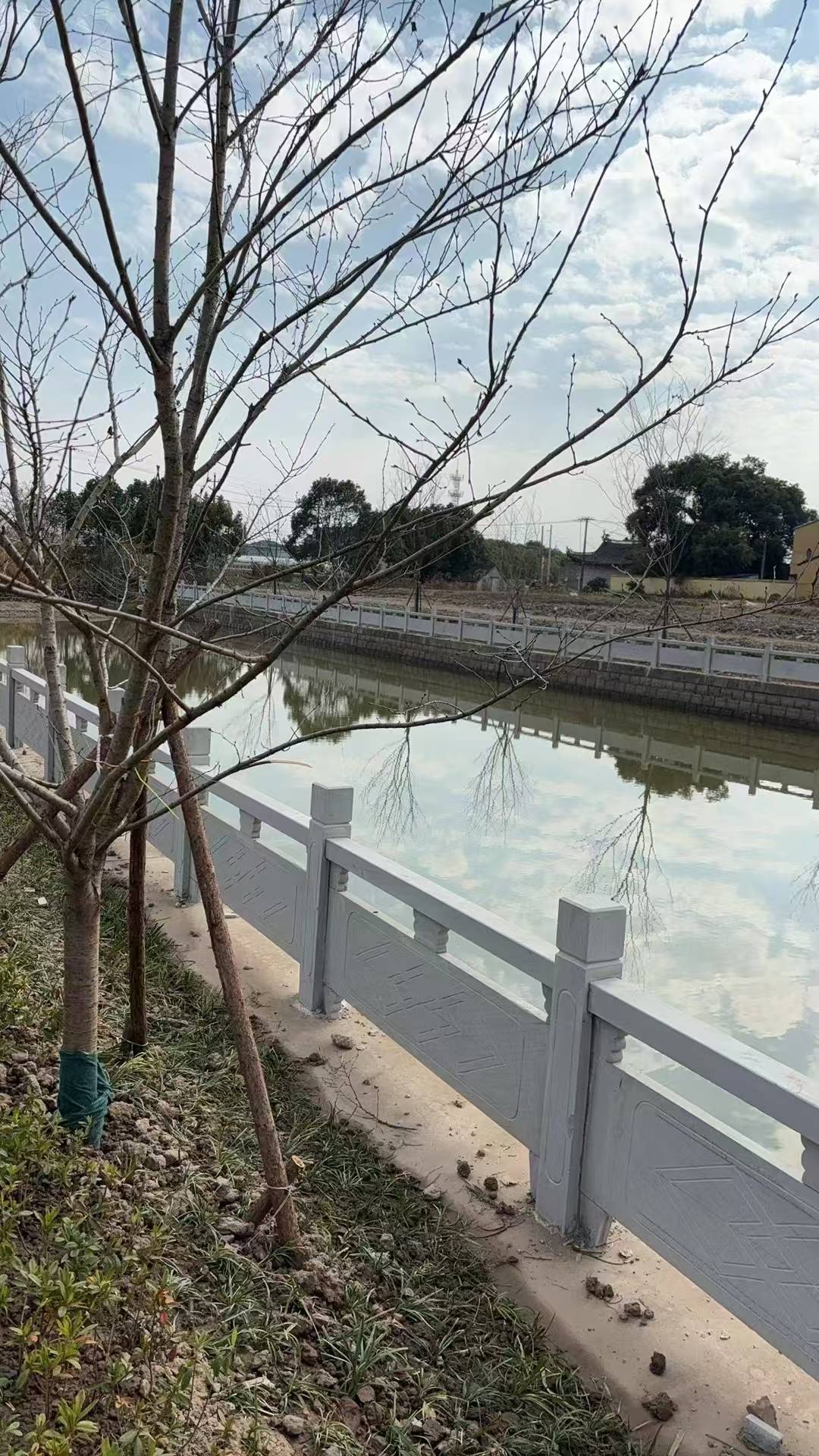 成都景区栈道仿木栏杆