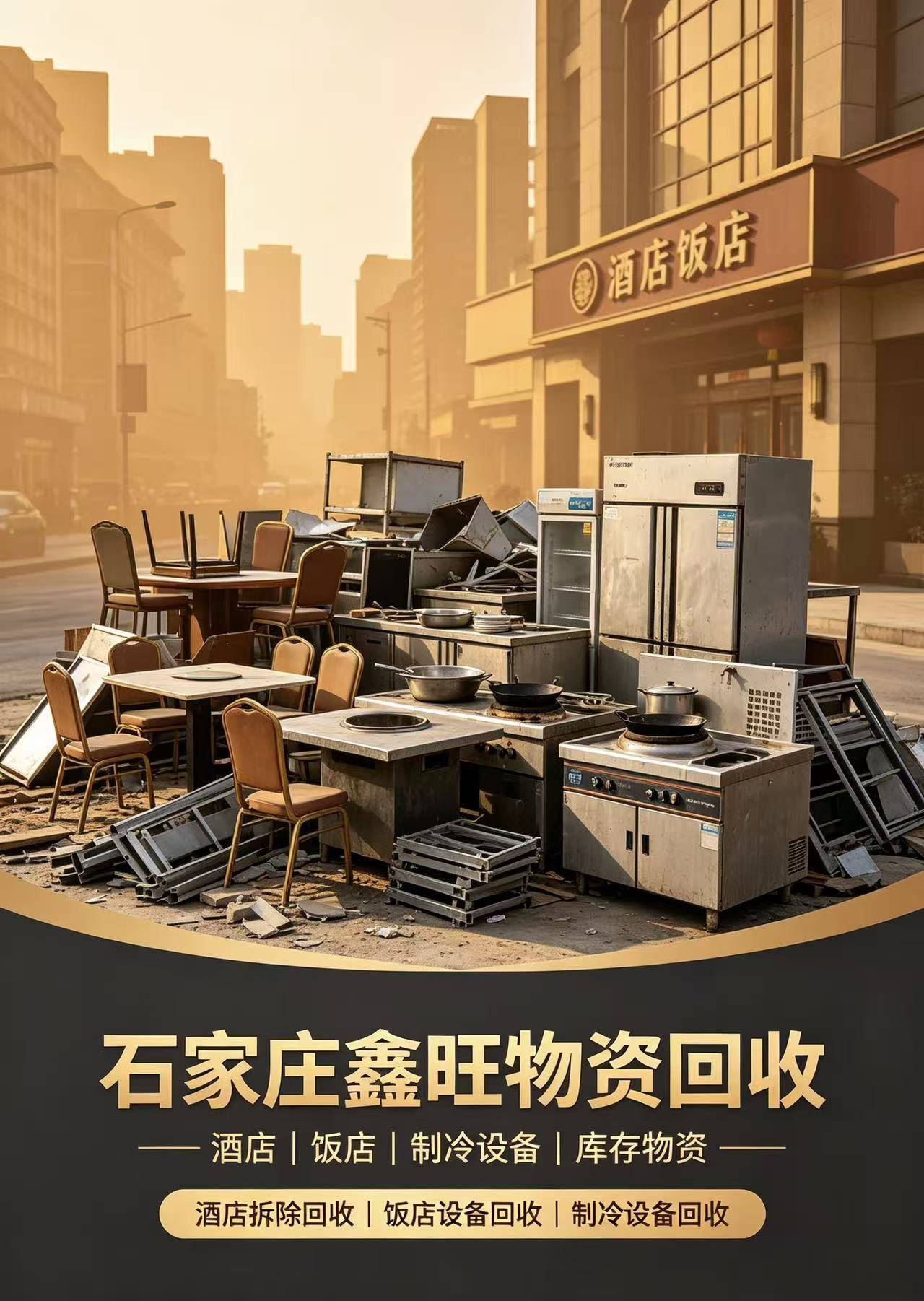廊坊物资回收现场实拍六