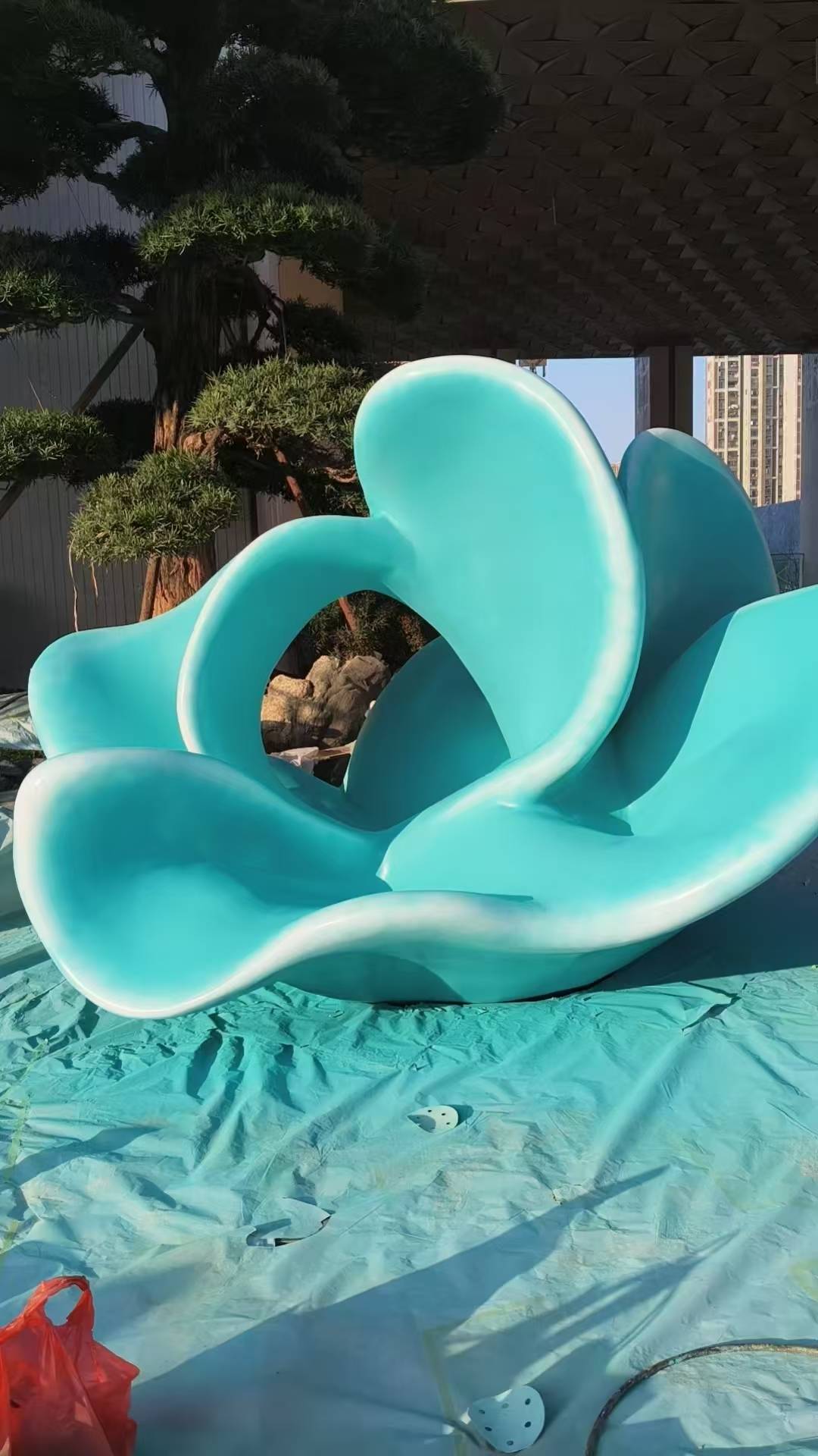 南充拉丝不锈钢雕塑