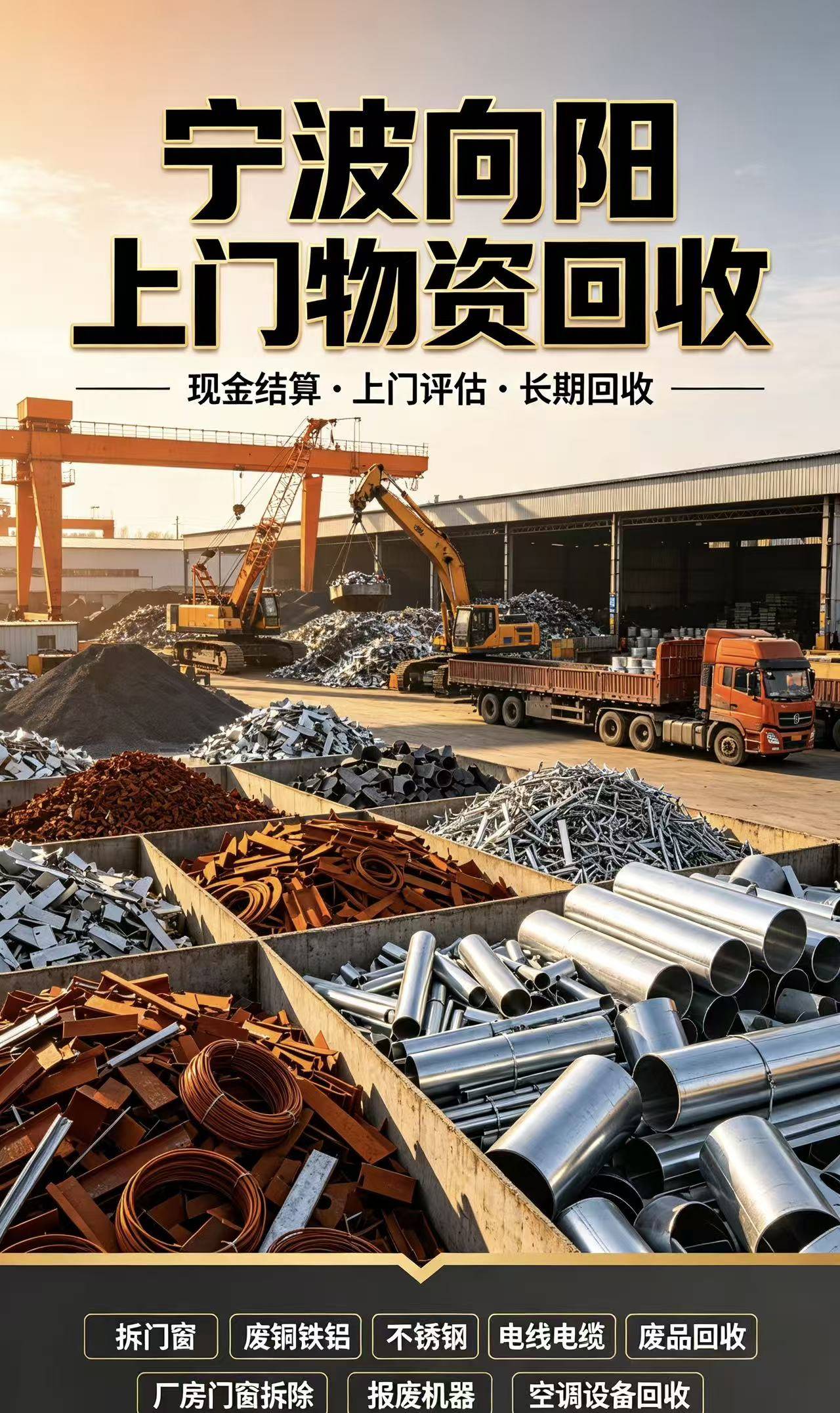 向阳回收现场