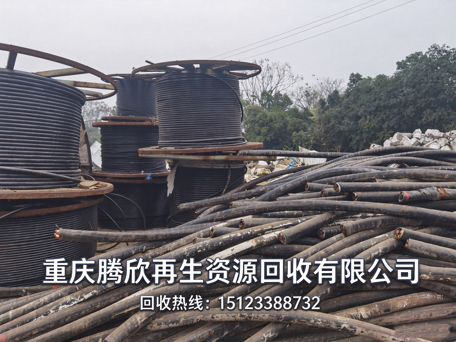 回收物资分拣现场