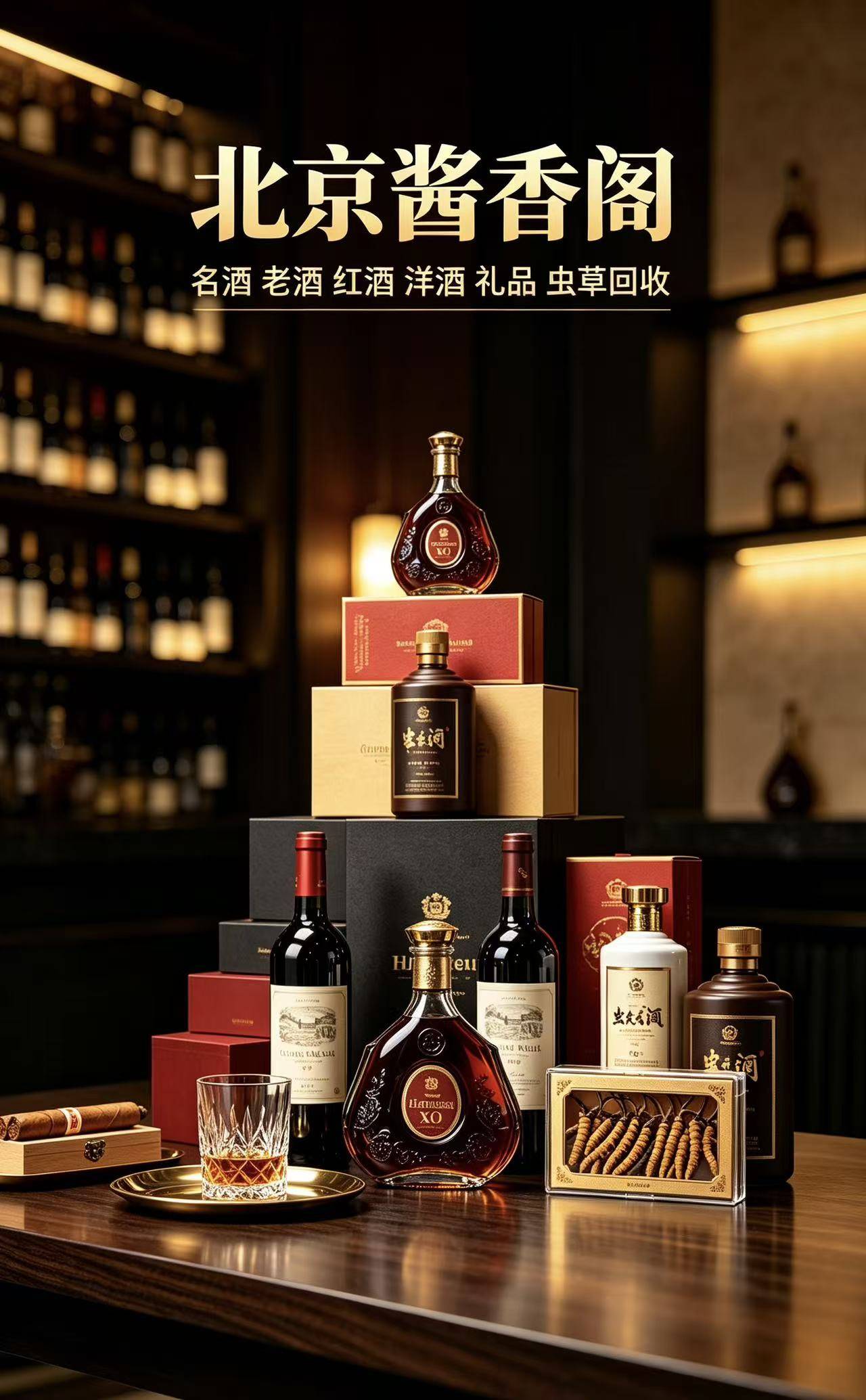 石景山洋酒回收展示