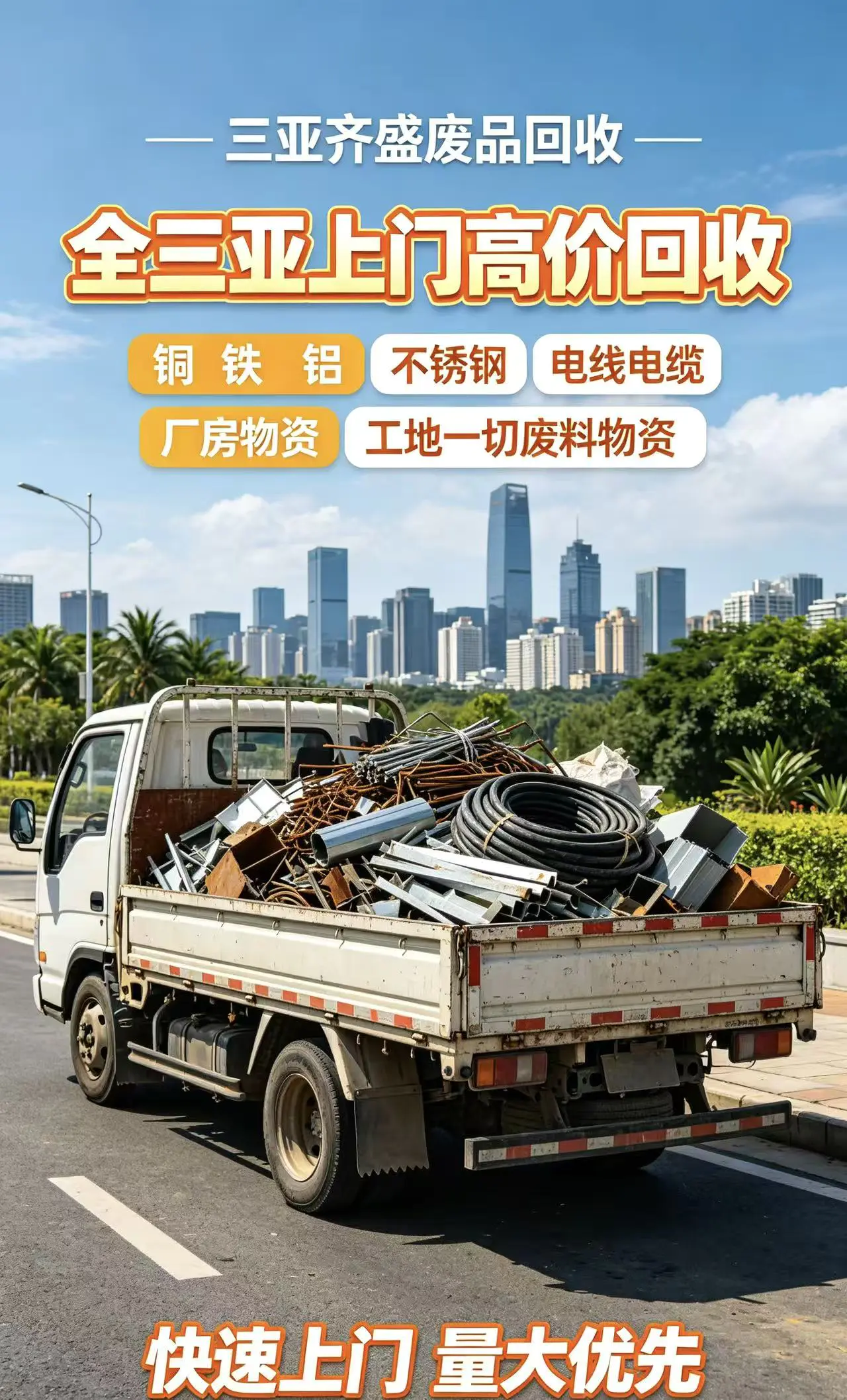 三亚废旧物资回收现场 10
