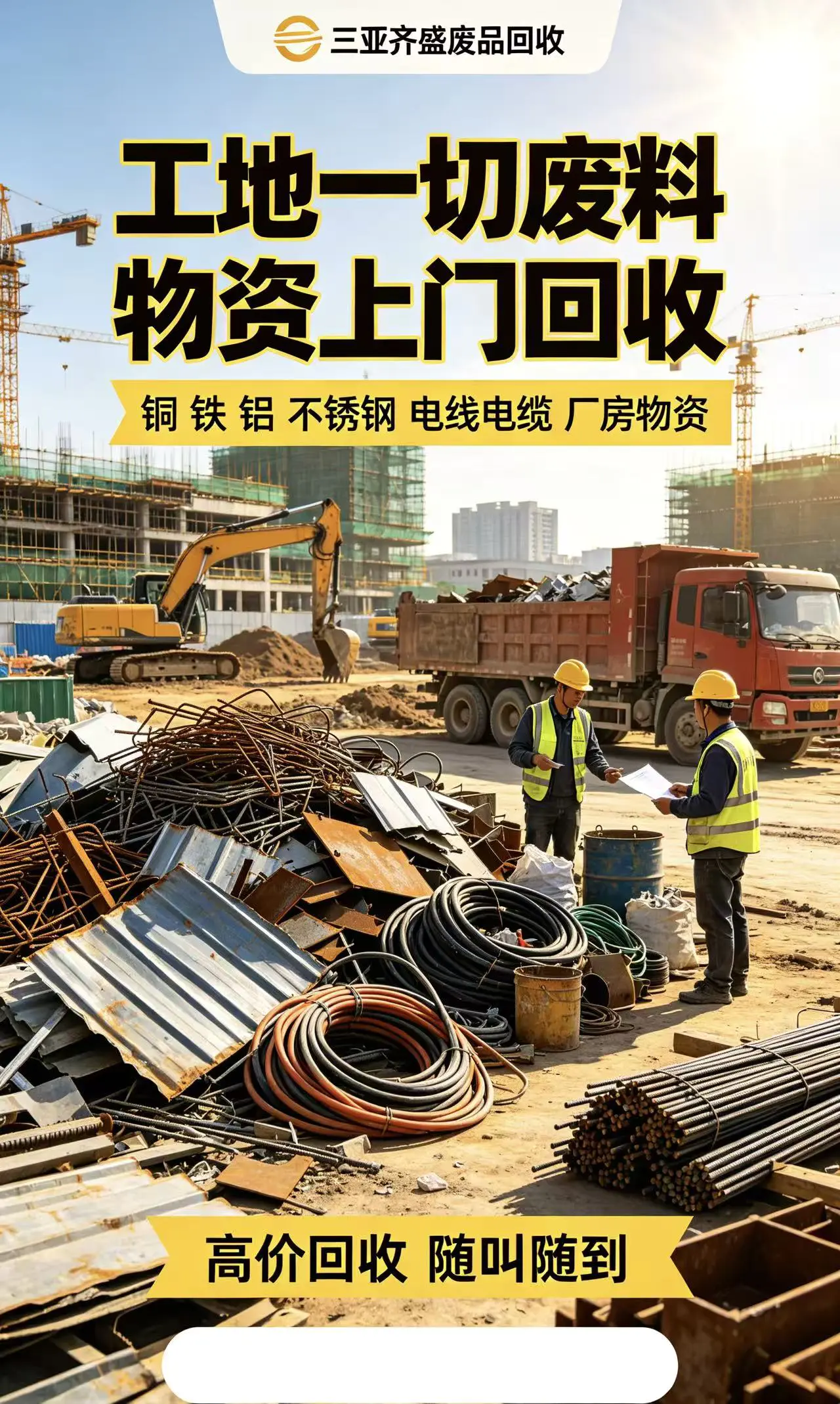 三亚废旧物资回收现场 4