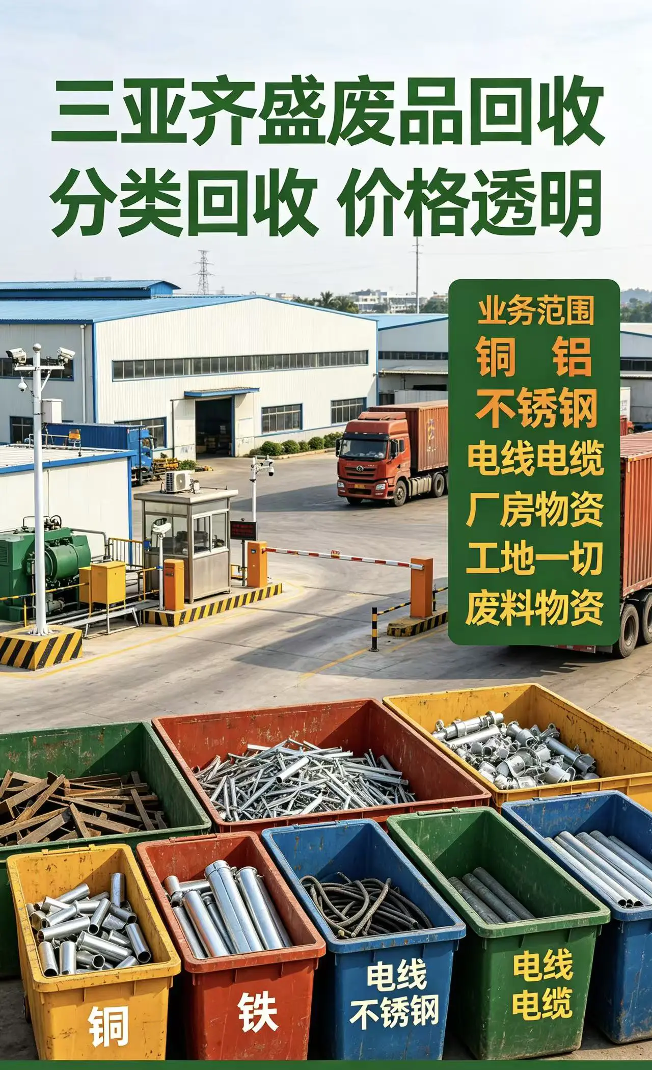 三亚废旧物资回收现场 7