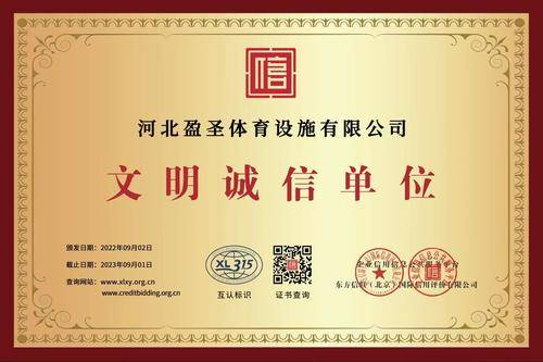 沧州盈圣体育设施有限公司